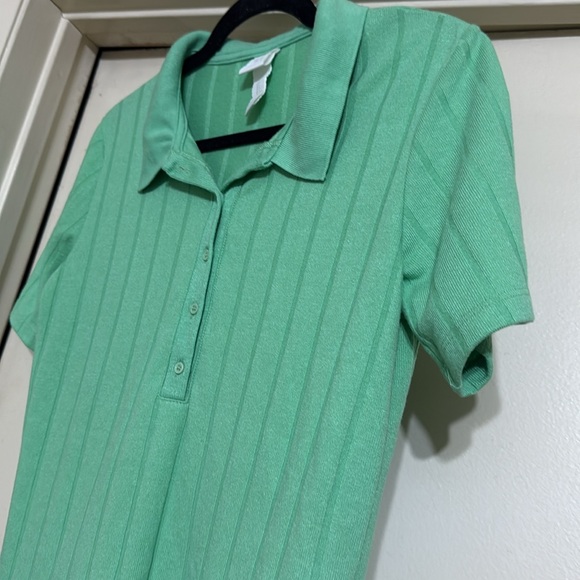 H&M Green Ribbed knit top - Picture 6 of 6